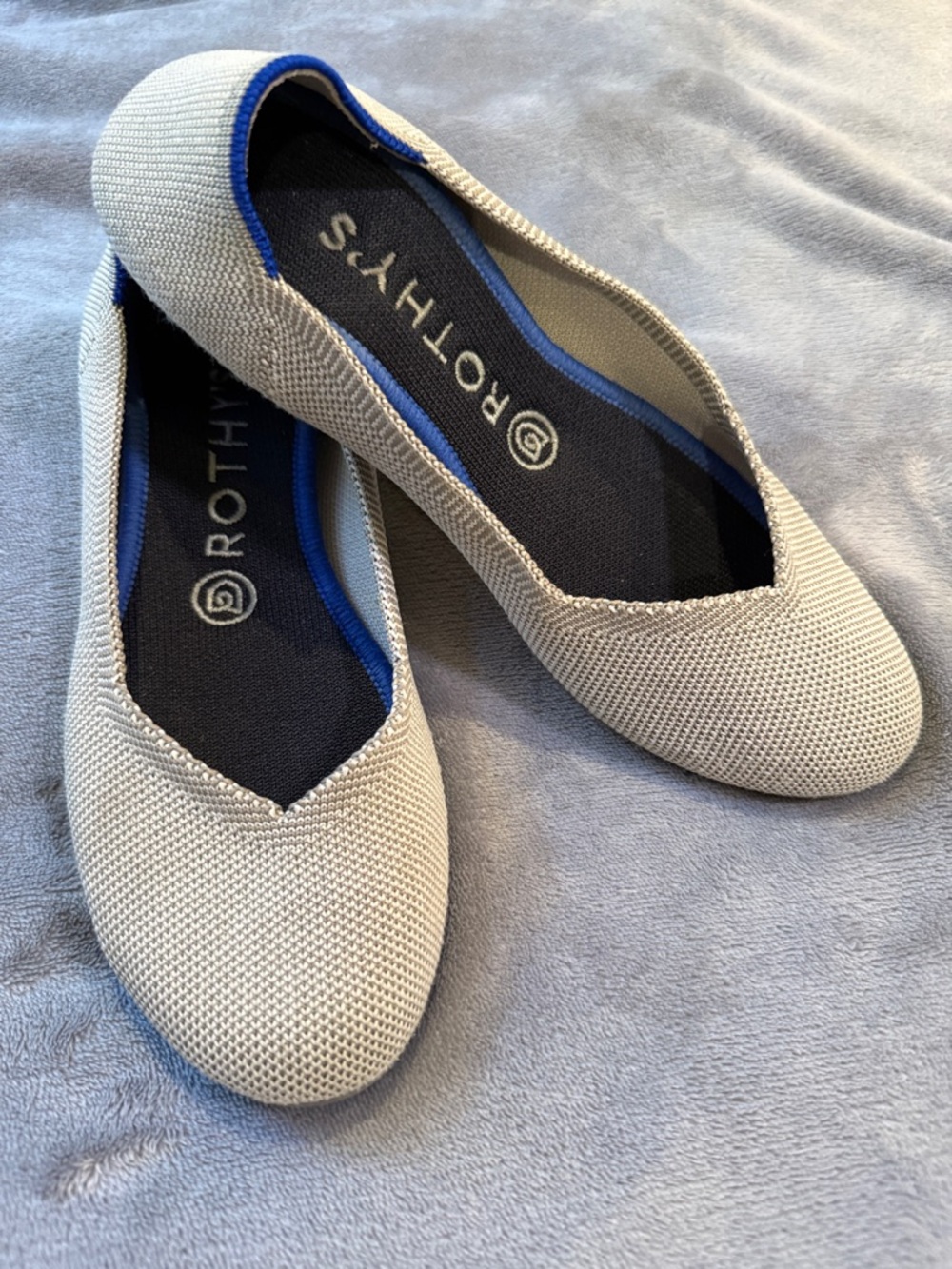 Rothy's Cream Knit Flats - Picture 2 of 6